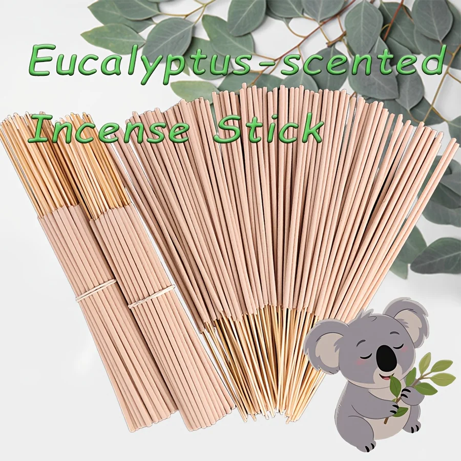 【Weißer Eukalyptus】 22cm Bambus-Räucherstäbchen, Aromatherapie-Sticks. Der leichte Duft von Eukalyptus. Die Brenndauer beträgt etwa 40 Minuten, der Duft hält lange an und der Geruch ist frisch und elegant. Geeignet zur Verbesserung der Luftqualität im Umfeld und zur Schaffung einer Atmosphäre. Zur Erholung, zum Lesen, für Yoga und zur Entspannung verwendet. Geeignet für Weihnachts- und Geburtstagsgeschenke.