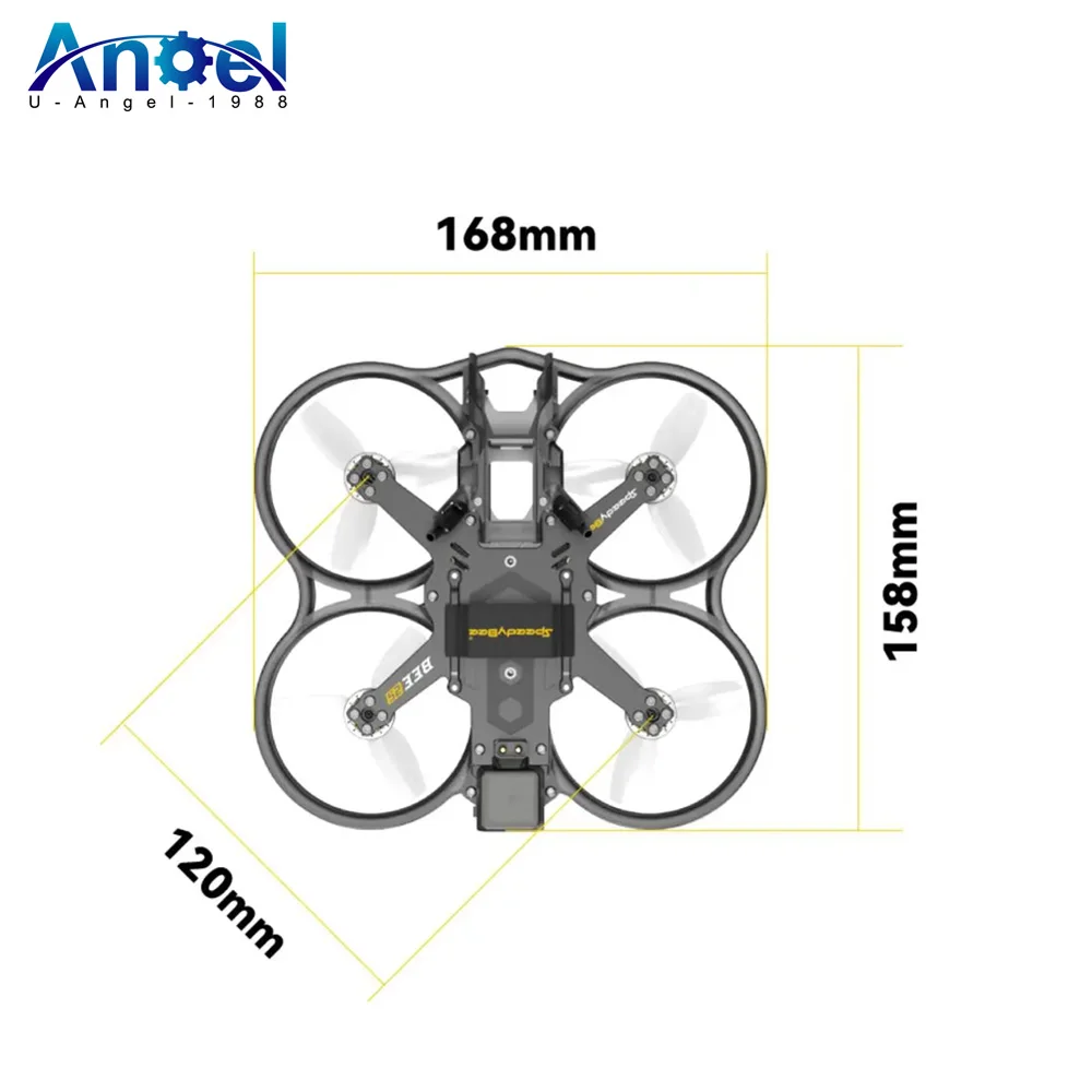 

Новый SpeedyBee Bee25 2,5-дюймовый дрон HD O3 Air Unit FPV для RC FPV Drone Модель самолета Запчасти
