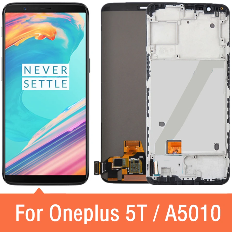 

TFT LCD For Oneplus 5T A5010 LCD Display and Touch Screen with Frame Digitizer Assembly Replacement For OnePlus 1+5T LCD Screen