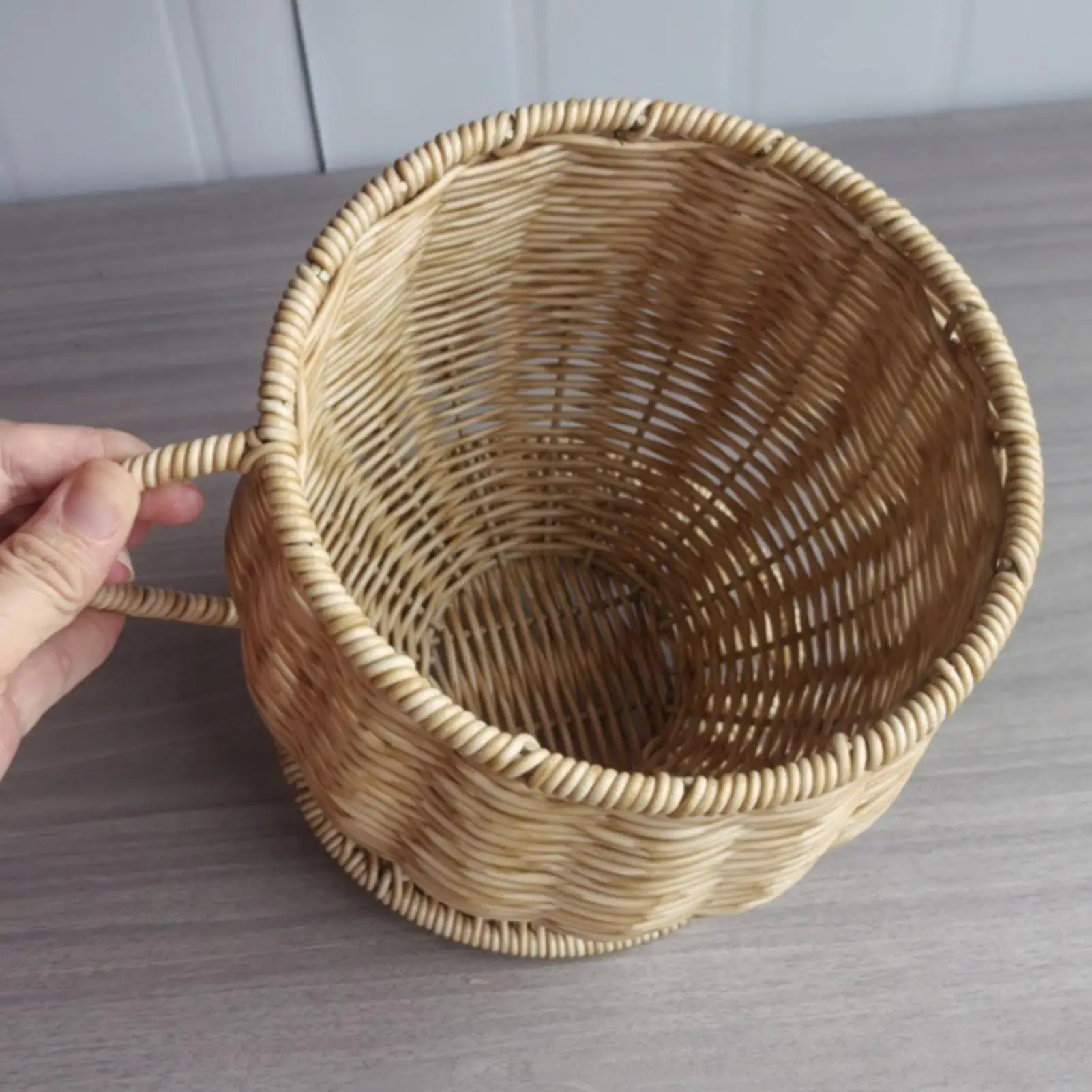 Coffee Pod Holder Cup Design Stand Woven Coffee Pod Station For Kitchen Home Counter Living Room Party Bar Fruit Banana Pear