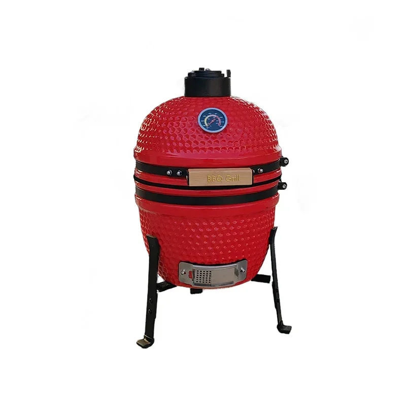High Quality Kamado 23.5 Inch Charcoal Kamado Grill Ceramic BBQ Smoker