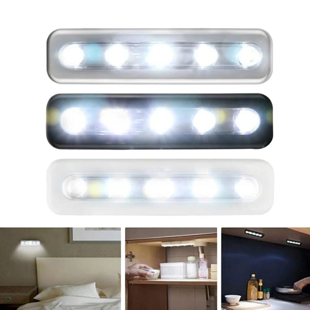 Cabinet Light Wardrobe Cordless Night Strip Drawer Lamp Closet Motion Sensor Stairs