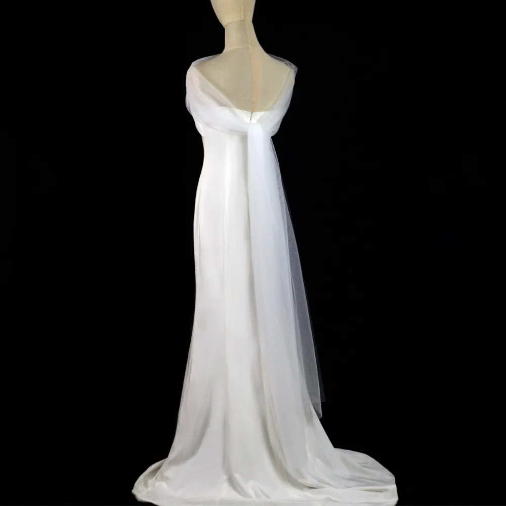 Свадебная фата на плечах, простая короткая свадебная фата с бисером, аксессуары, новая коллекция 2025 года