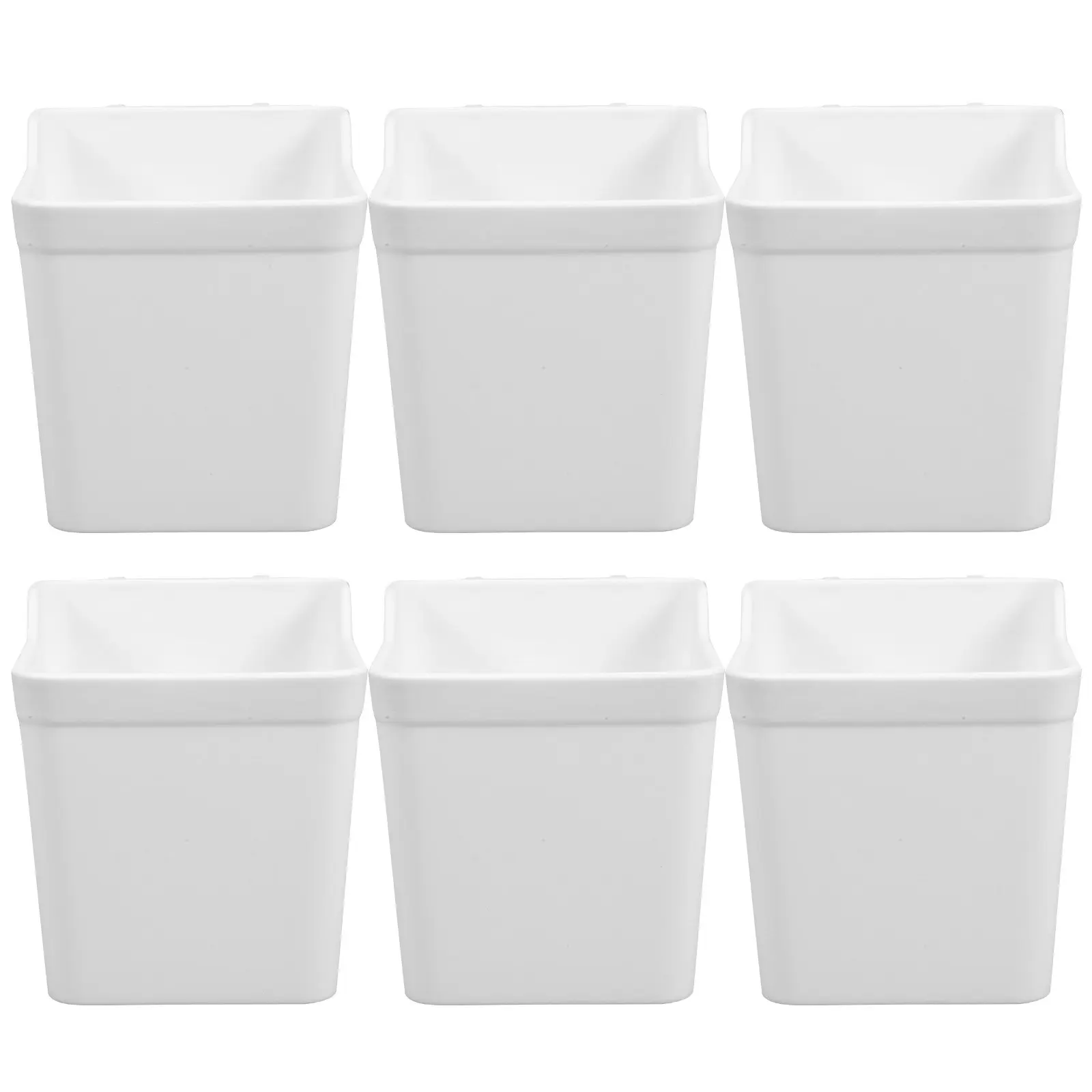 

Набор из 6 контейнеров для хранения на перфорированной доске, из АБС-пластика, сверхпрочные органайзеры для гаража, мастерской, мастерской комнаты, офиса, кухни, для сортировки инструментов, винтов и мелких деталей