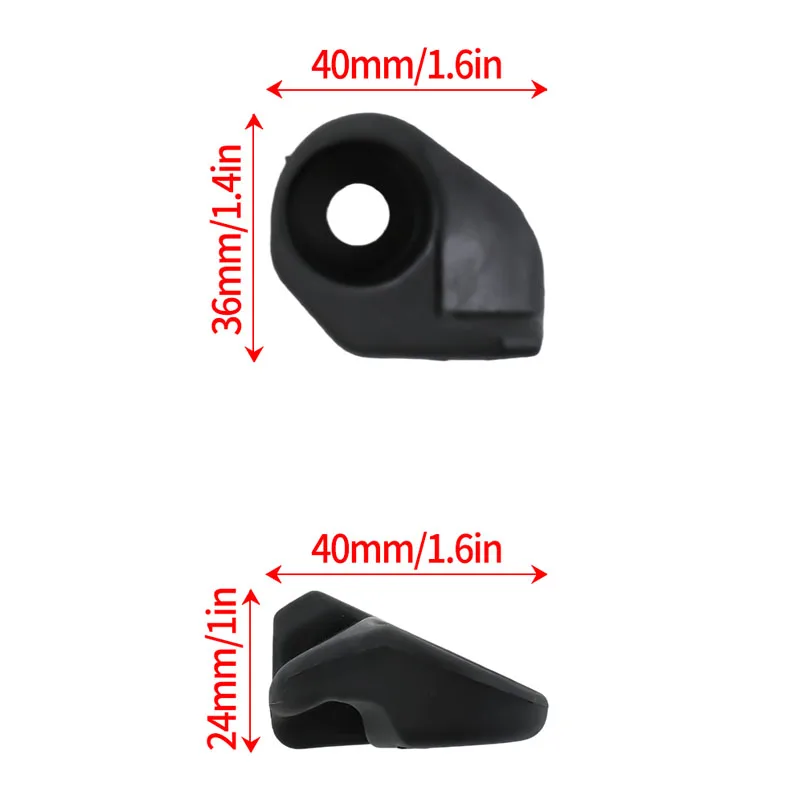 For Surron Light Bee X Anti-Collision Rubber Flat Fork Protector Swing Arm Crash Block for Sur Ron LBX Electric Dirt Bike Parts