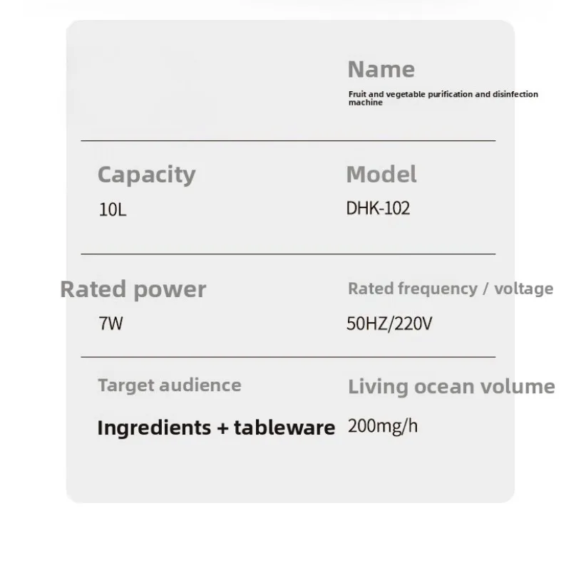 Máquina de lavar vegetais multifuncional doméstica de grande capacidade Legumes
