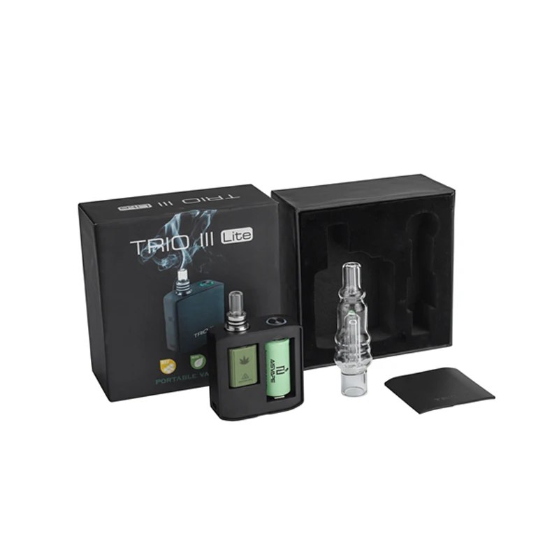 Оригинальный комплект испарителя для сухих трав TRIO 3 Lite, электронный кальян, подходит для конвективного нагрева, съемная камера, аккумулятор 900 мАч, 18350