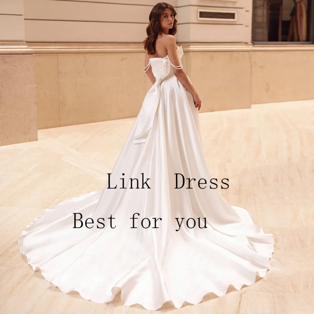 Elegant Mermaid Wedding Dresses for Ladies Elegant Strapless Bridal Gowns with Beading Exquisite Sleeveless Vestidos De Novia