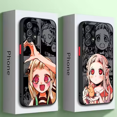 T-Toilet Bound H-Hanako Kun Cute Cool Frosted Translucent For Samsung A53 A52 A33 A32 A51 A71 A21S A13 A73 A50 A22 A12 5G Funda