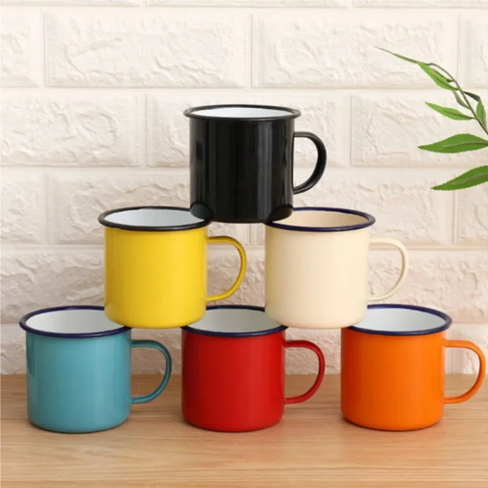 Enamel Mug Cup Retr…