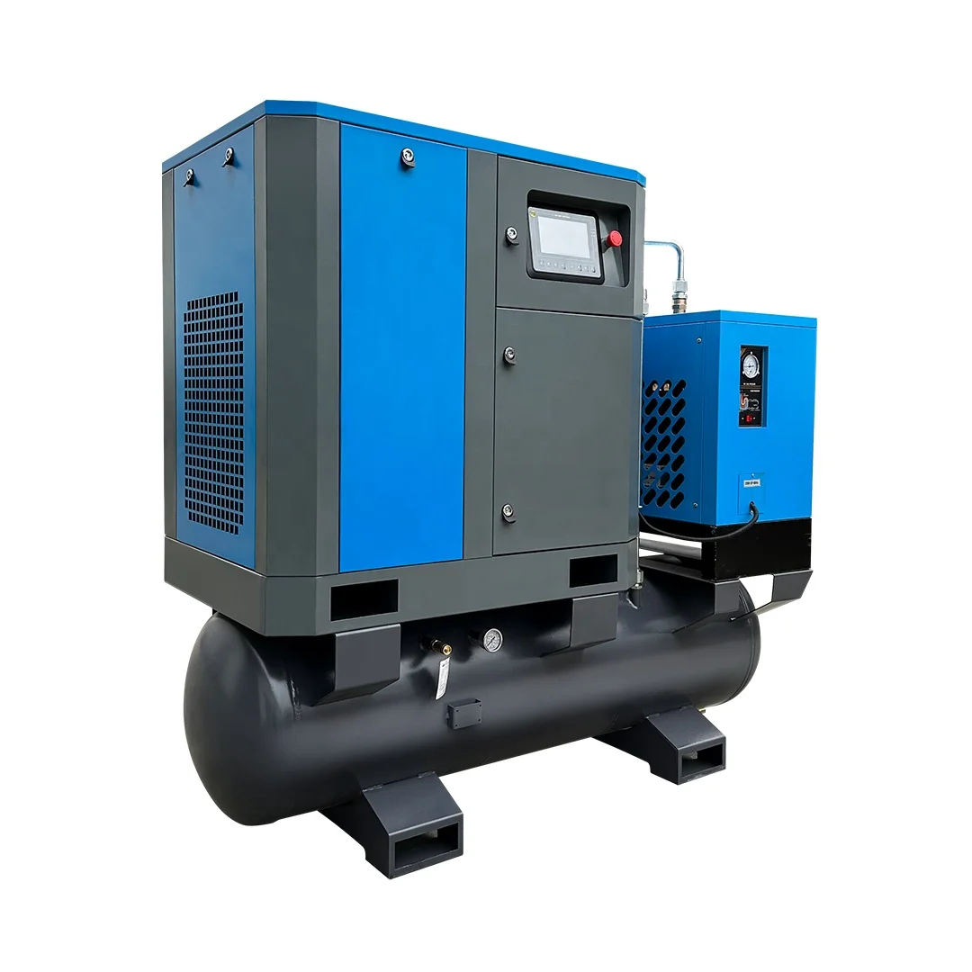 High Quality 7.5kw 11kw 15kw 22kw Screw Air Compressor for Cutting Machine 16bar Screw Air Compressor