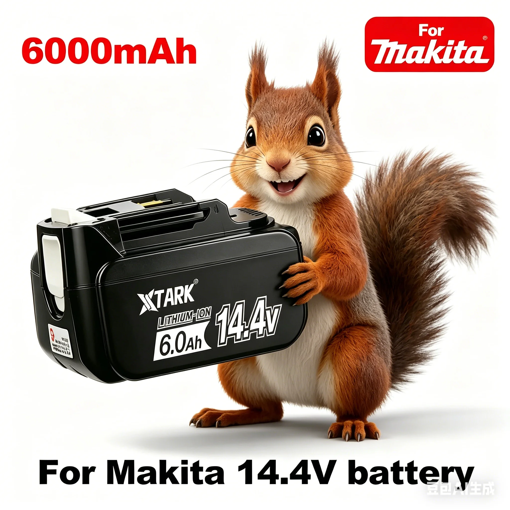 

6000mah 14.4V Rechargeable Li-lon Battery For Makita bl1430 BL1415 BL1440 196875-4 194558-0 195444-8 196388-5 BDF440