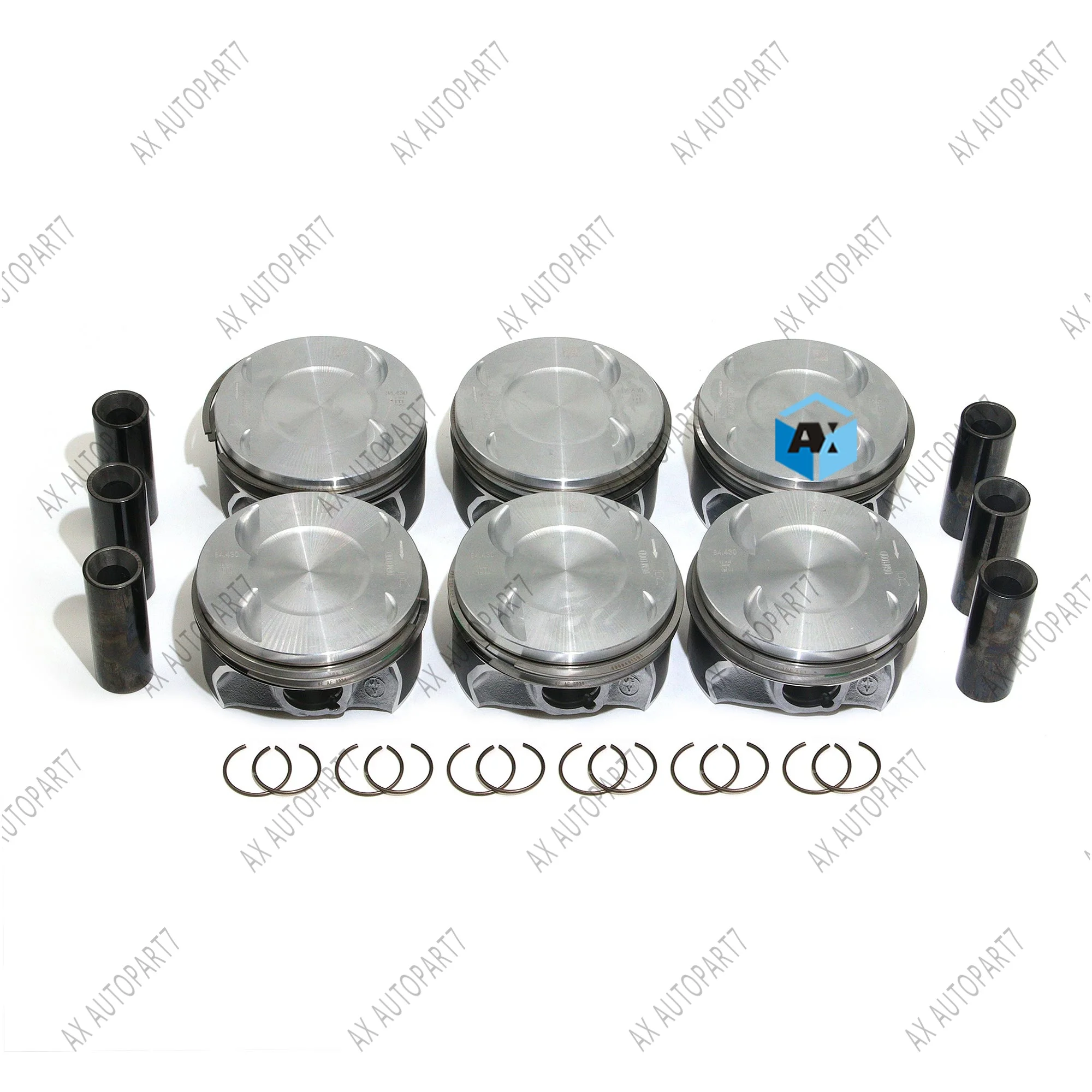 

2025 New Brand Direct Sale 6-piece OEM Piston and Ring Set STD for Audi RS5 Porsche Cayenne Panamera EA839 2.9 T