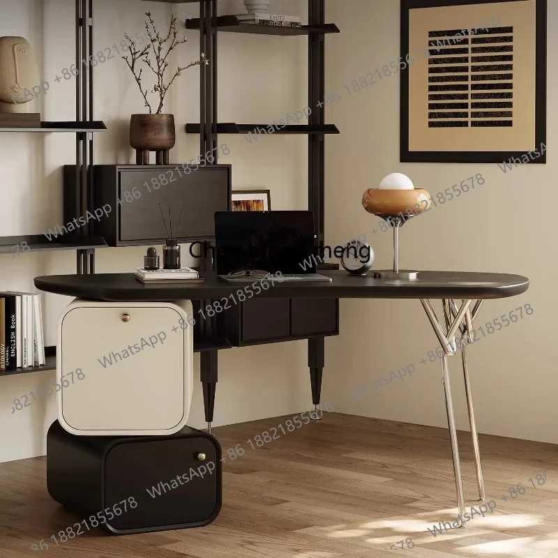 Italian minimalist rotating desk room offices office desks and workstations Computer desk study table furniture