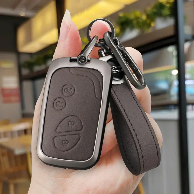 

Zinc Alloy Car Key Case For Lexus BYD S6 F3 L3 M6 F0 G3 S7 E6 G3R Remote Fob Cover Accessories Auto Keychain Bag Protection