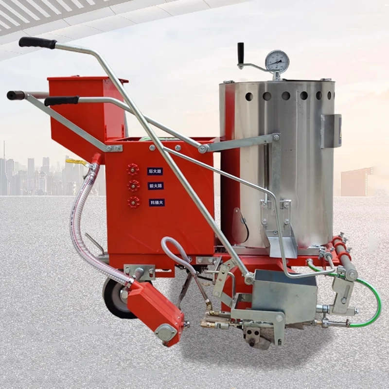 

Hot Melt Line Marking Machine Road Marking Vehicle Parking Space and Surface Marking Machine Uniform Heating(Customized)