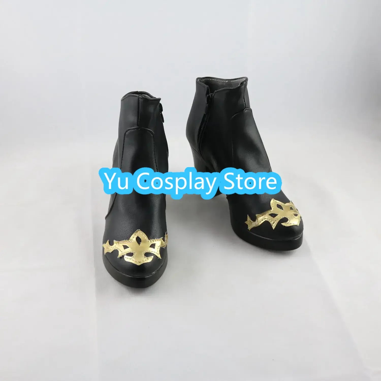 Ciel Phanto mhive Cosplay Schuhe Anime schwarz Butler Cosplay Prop Pu Lederschuhe Halloween Party Stiefel nach Maß