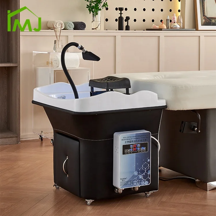 

Кровать для мытья волос в салоне, портативная кровать для головы, спа, японское оборудование, мобильный шампунь, стул, раковина