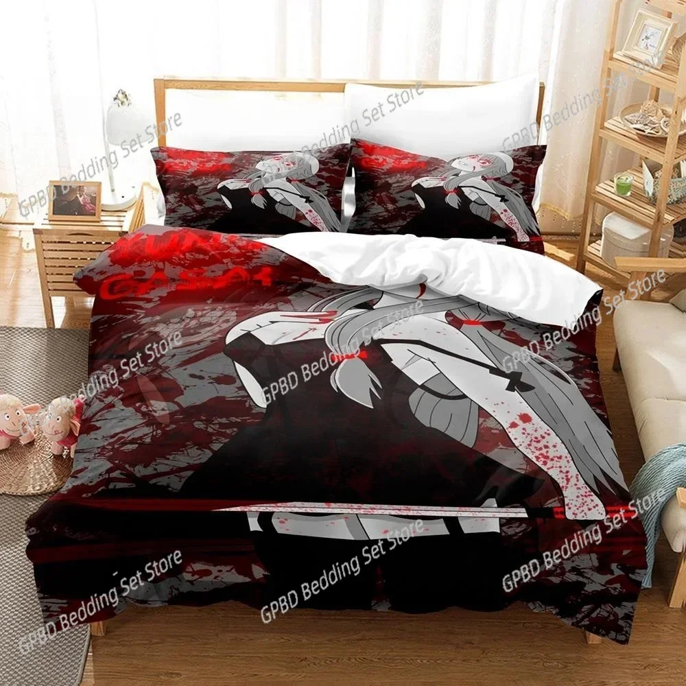 New 3D Printed Anime Bed Sheet Future Diaries Mirai Nikki Bedding Set Single Twin Full Queen King Size Bed Set Adult Kid Bedroom