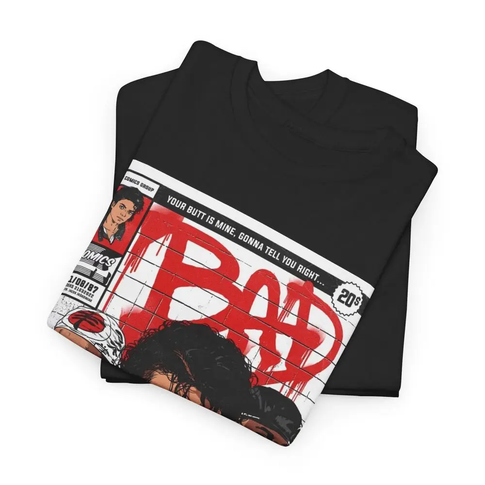 Michael Jackson Bad T shirt Unisex Heavy Cotton Tee