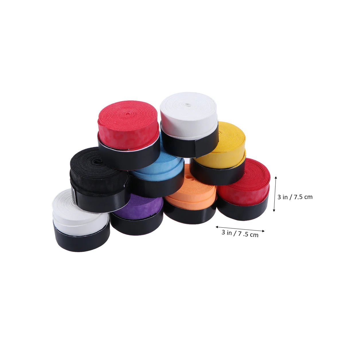 

8Pcs Colorful Racket Overgrip Sweat Absorbent Thin High Quality Grip Tape for Badminton Tennis Squash Pickleball Fishing