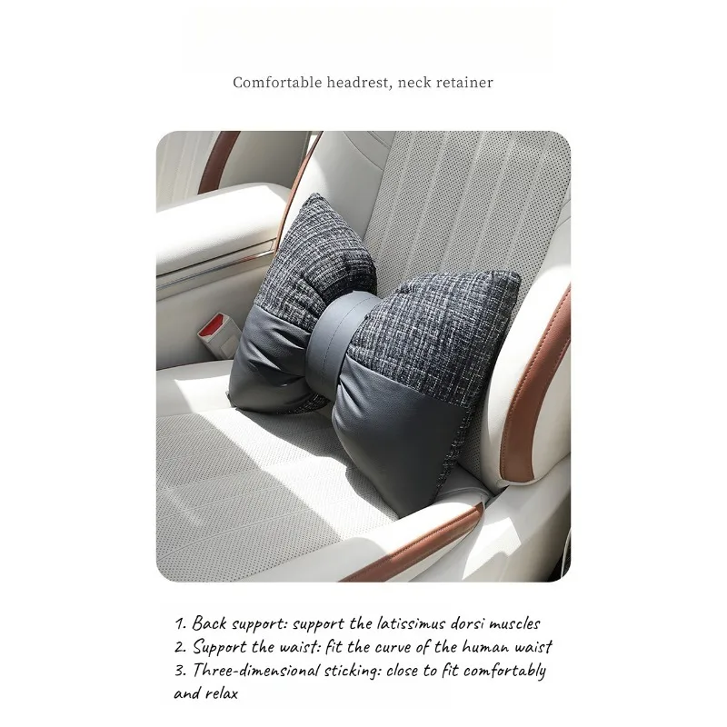 

Car Lumbar Support - Comfortable Waist Cushion, Ergonomic Waist Protector