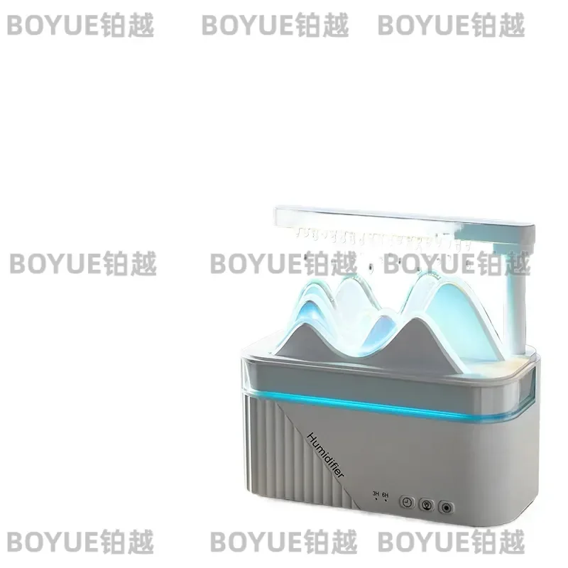 Raindrop Humidifier Aromatherapy Diffuser Silent Desktop Air Purifier for Home Office Small Creative Mist Maker Essential Oil