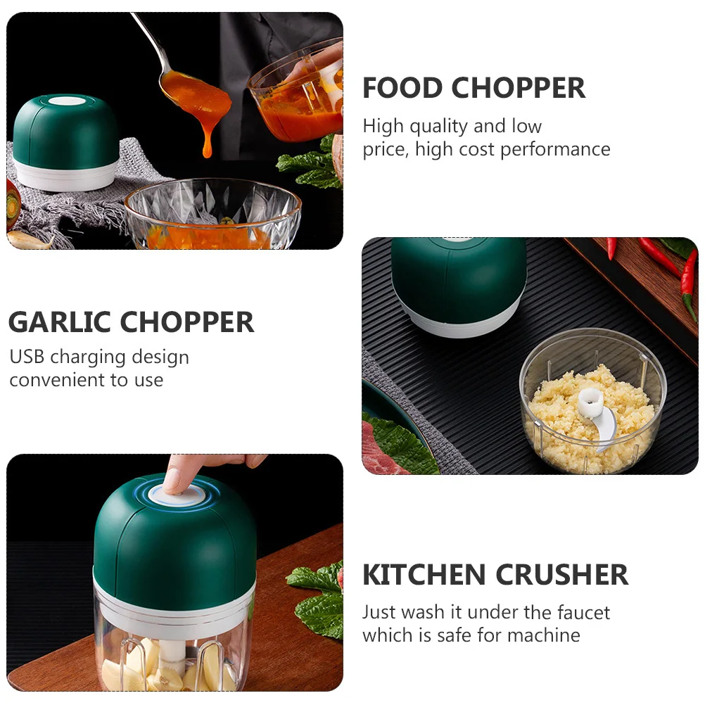 

Electric Chopper Usb Rechargeable Portable Mini Food Crusher Vegetable Puree Machine Kitchen Gadget Tool Garlic Mincer Mashed