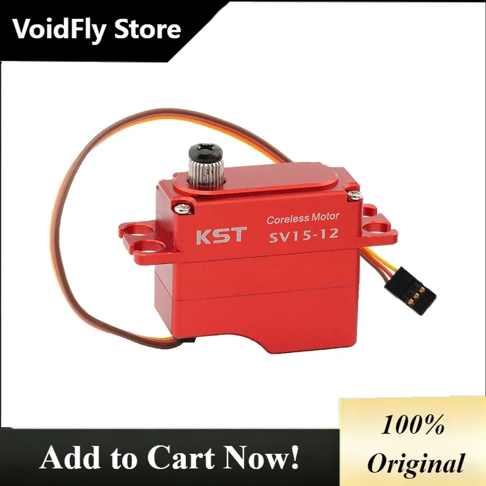 VoidFly KST SV15-12 Medium All Metal Digital 12V High Voltage High Torque 15KG Hollow Cup Model Aircraft Fixed Wing Helicopter T