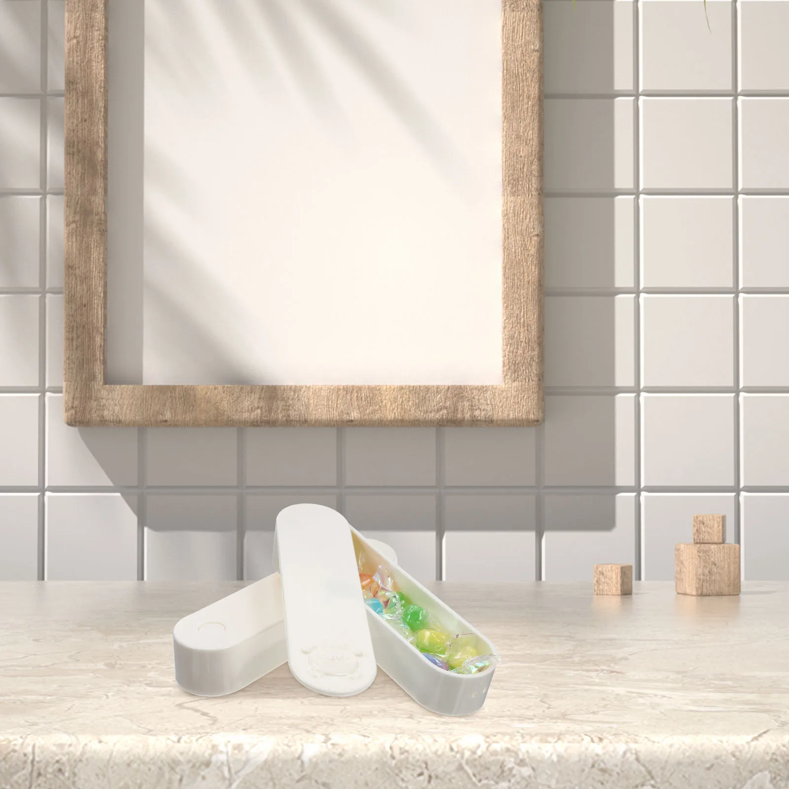 

2Pcs Cotton Swab Boxes Portable Organizer Storage Box for Cotton Pads Jewelry Trinkets Makeup Table Decoration Gift Ideas