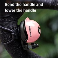 ROCKBROS 80dB Ultralight Copper Alloy Bike Bell Super Loud Safety Alarm Crisp Ringing Horn MTB Road Cycling Accessory 자전거용품