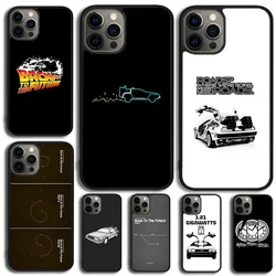 Back to the Future DeLorean Phone Case Cover For iPhone 17 Air 15 16 14 11 12 13 Pro MAX Plus