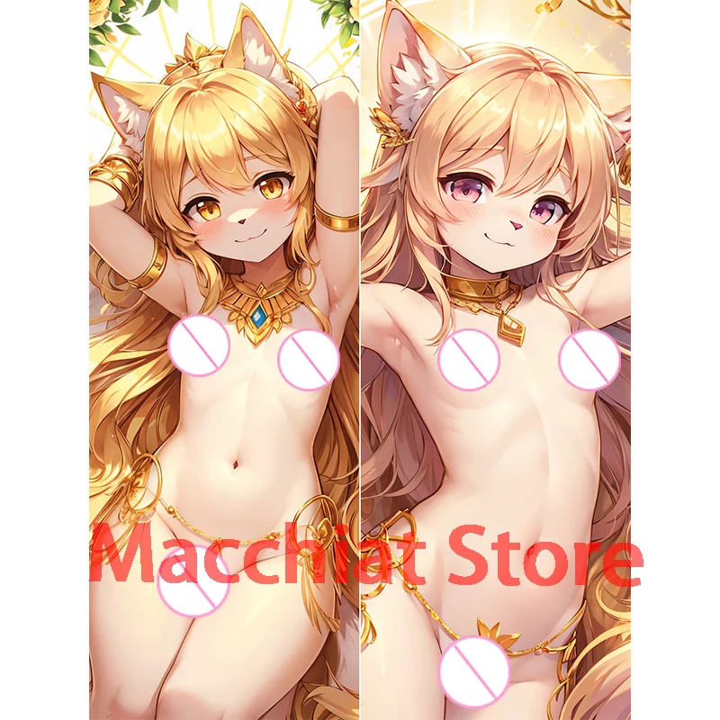 

Dakimakura anime furry lolita Armpit Female Furry Double-sided Print Life-size body pillows cover Adult