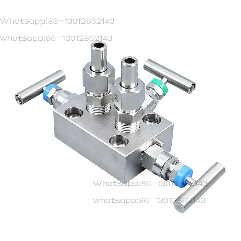 Integrated 304 Stainless Steel Three Valve Set 3051 EJA Universal Differential Pressure, Differential Pressure Gauge Valve