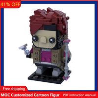 201 PCS Rivals Gambit All rounder Characters Collect Series Brickheadzes Model DIY Creative Puzzle Birthday Anim Figure Toy Gift