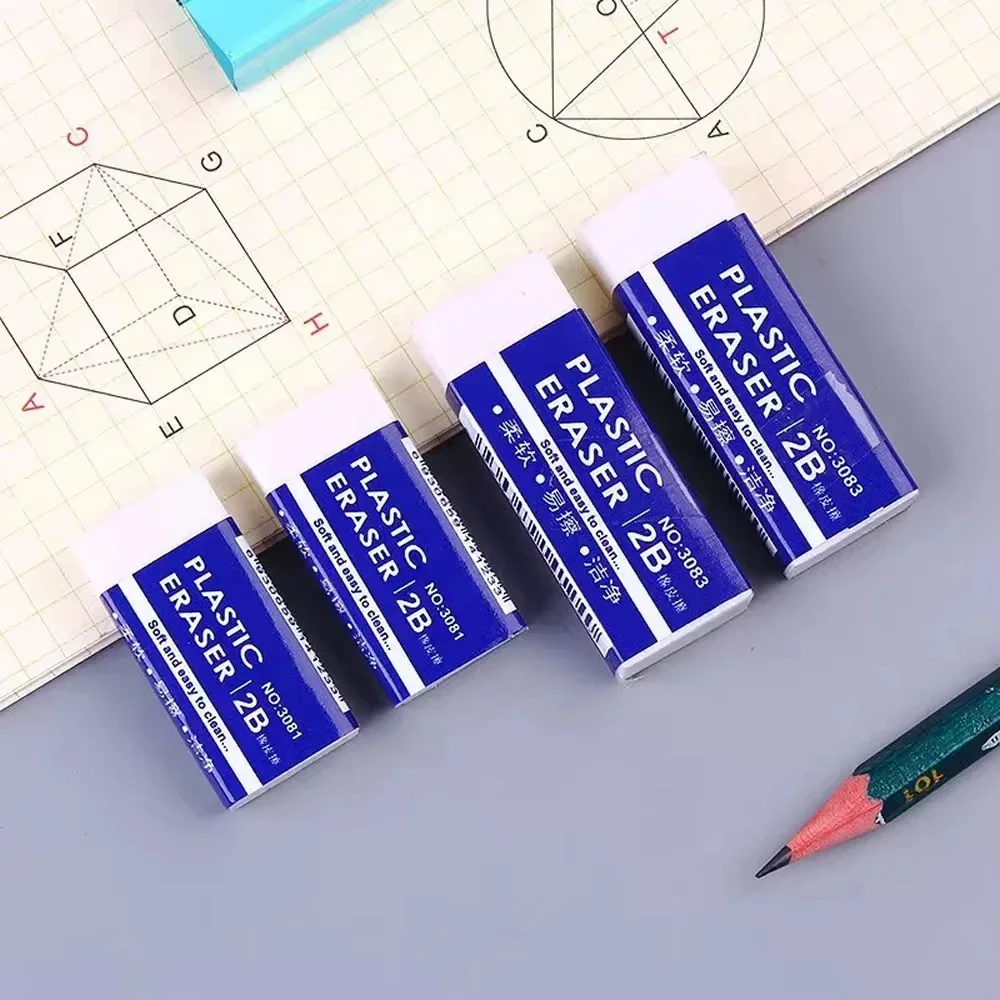 1/10/30pcs 2B Eraser Clean and Mess Free for Kids Correction Supplies Student Exam Office Sketch Soft Eraser Pencil Rubber