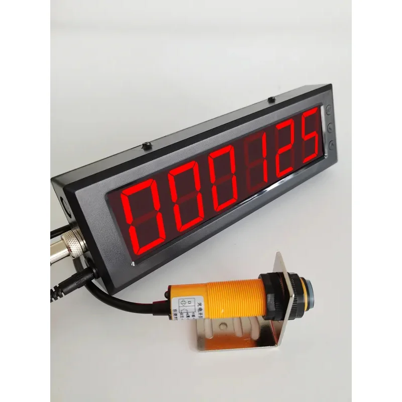 Digital Display Infrared Automatic Induction Counter Belt Large Screen Conveyor Point Package Device