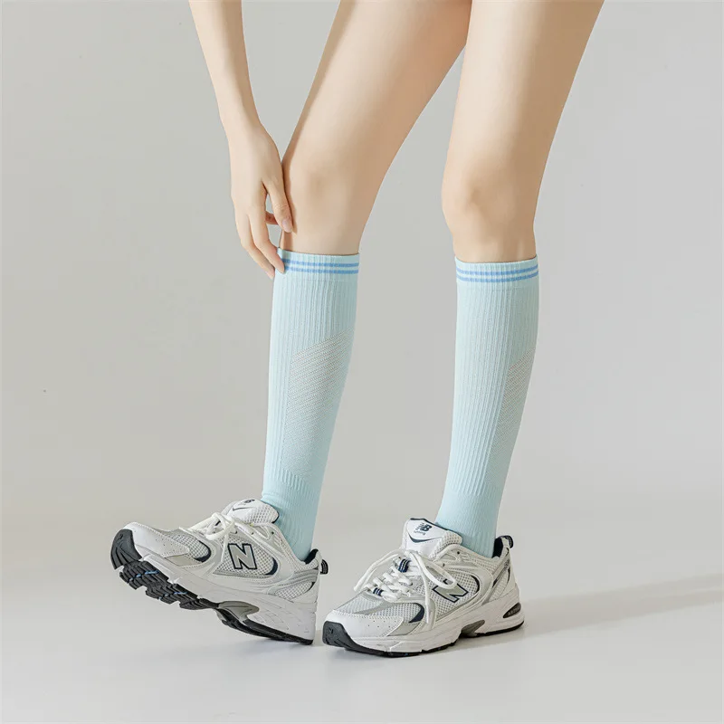 Sports Function Calf Socks Women's Professional Fitness Running Skipping Rope Long Socks Compression Pressure Slimming for girls