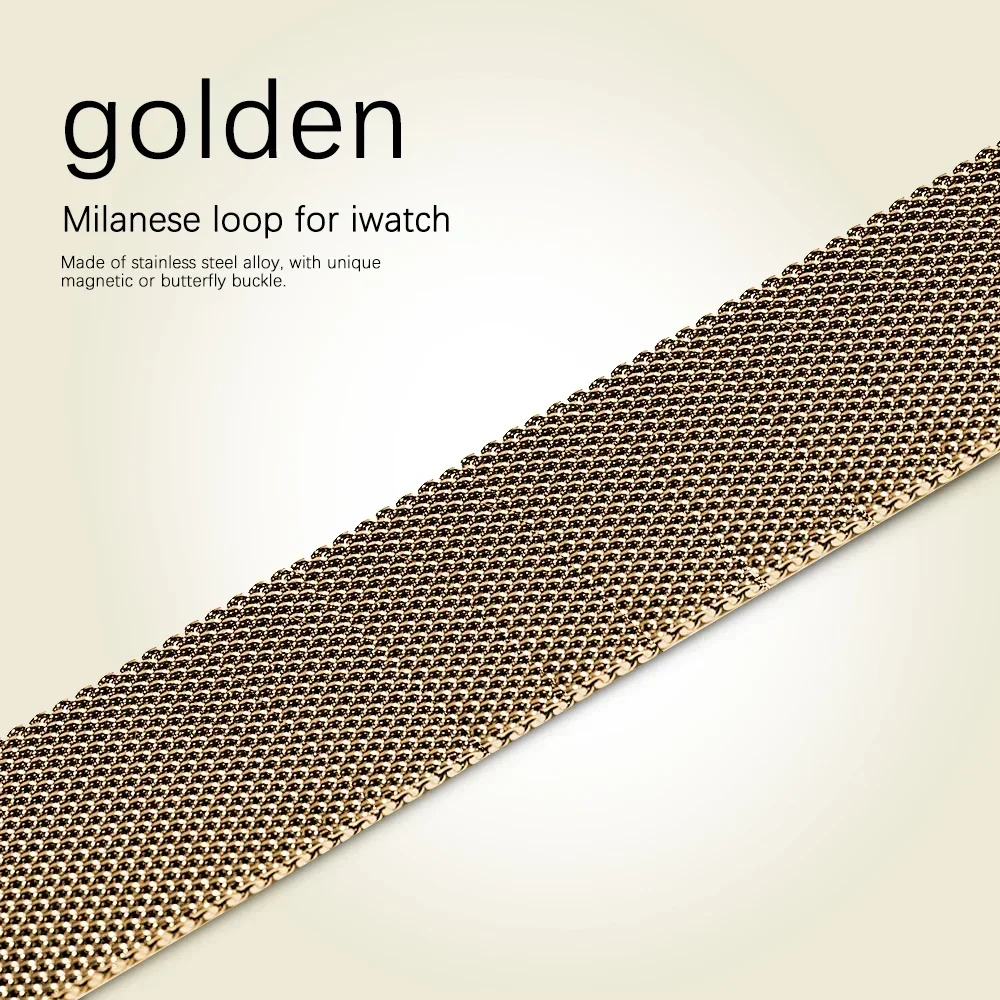 Milanese Strap For Apple Watch Band Ultra 2 49mm 44mm 40mm 45mm 41 38mm 44mm Bracelet F or iWatch Series 10 9 3 6 5 SE 7 8 Strap image 5