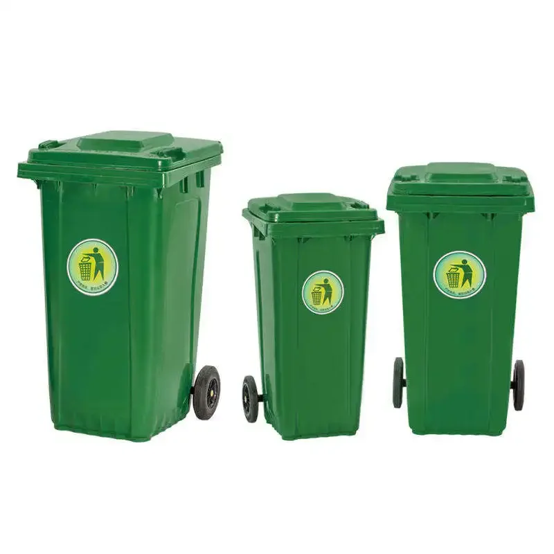 660 1100l 1100liter street outdoor large plastic trash garbage waste container  dustbin waste bin with wheels