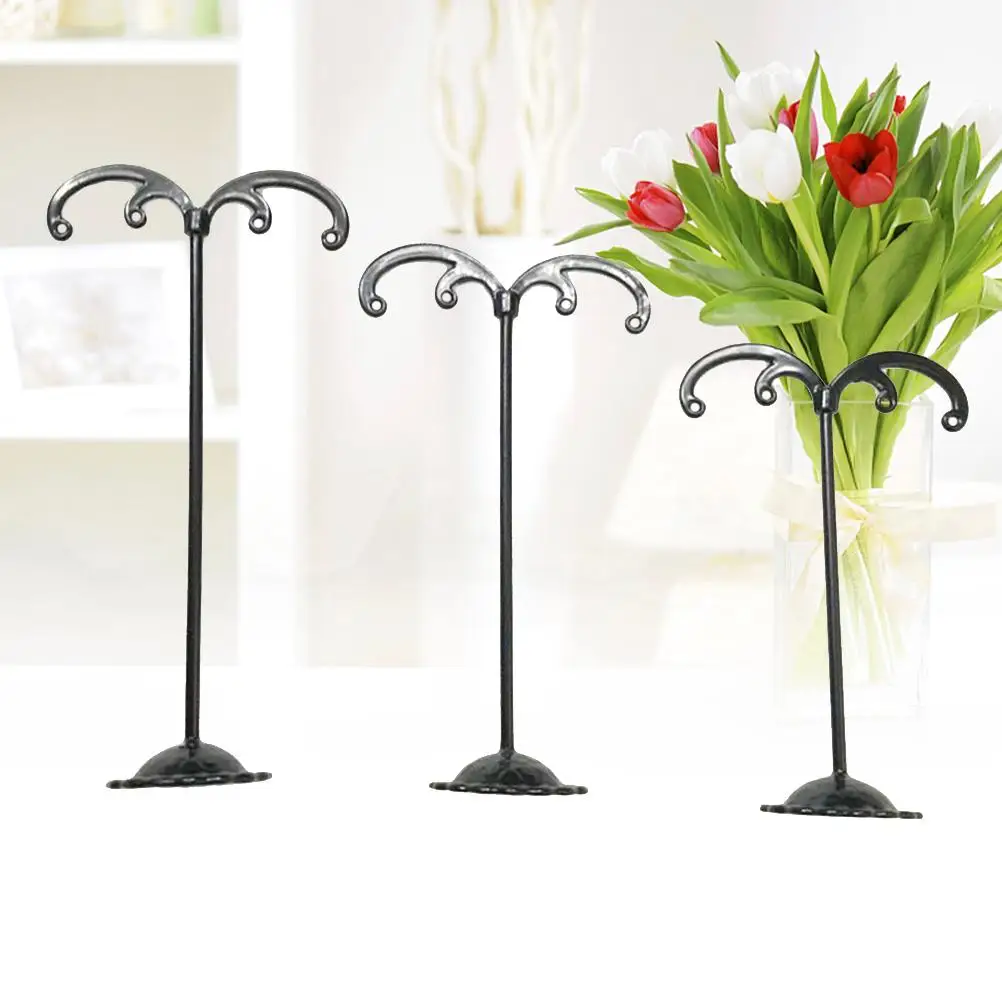 3 Pcs Display St Wrought Jewelry Display St Hollow Base Lightweight Jewelry ganizer For Home Store Use