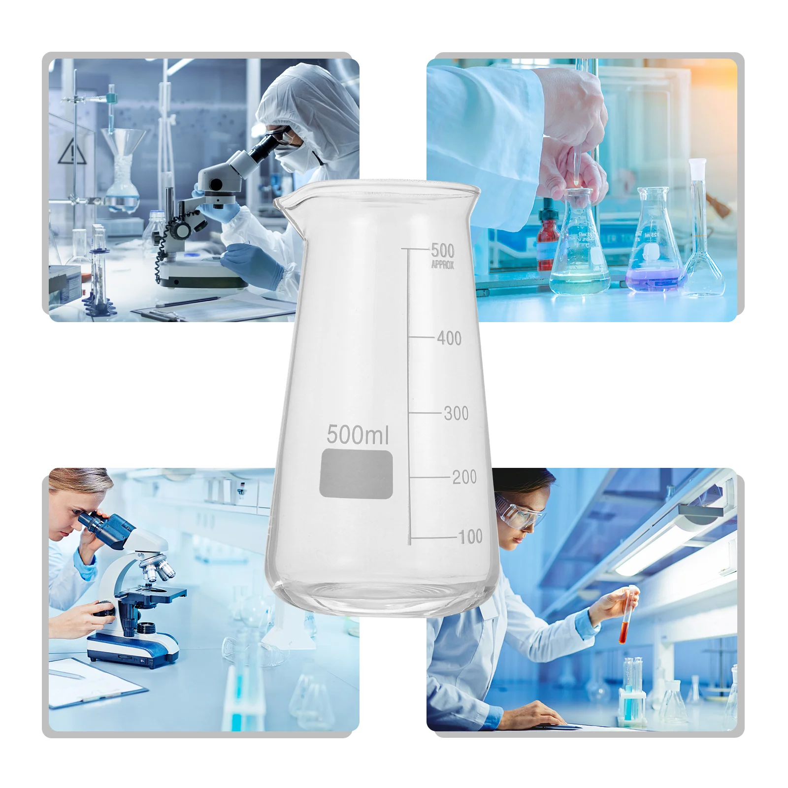 

Durable Measuring Glass for Kitchen and Lab Use Clear Scale Easy to Read Perfect for Baking and Experiments Glass Beaker