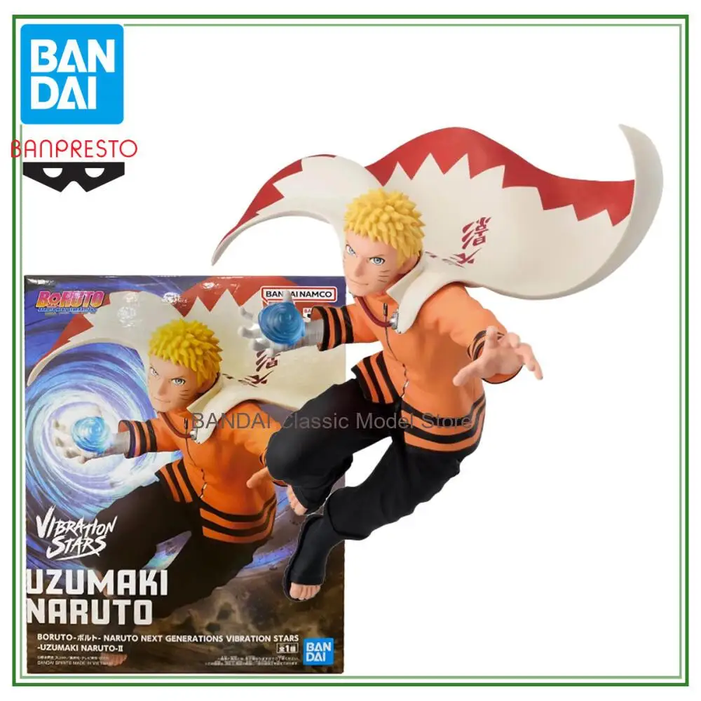 Banpresto Vibration Stars Anime Figurina Giocattolo, Boruto, Naruto, Next Generations, Uzumaki, II, Modello Originale, 18 cm