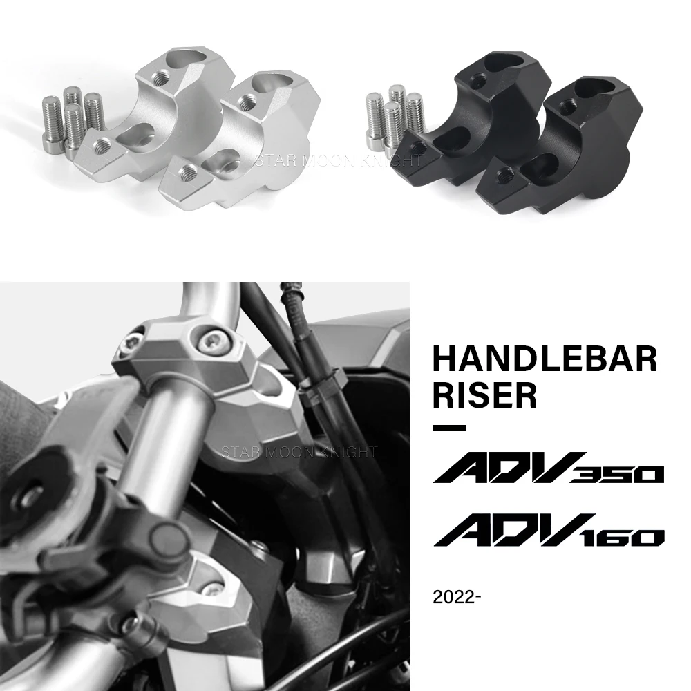 Lift Handlebar 28 MM For Honda ADV160 ADV350 ADV 350 160 2022 2023- Motorcycle Move Back Handle Bar Risers Drag Extension