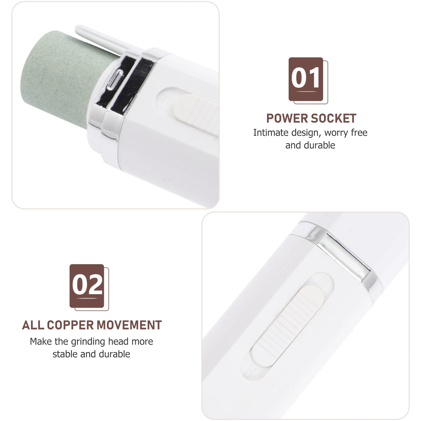 Electric Nail Drill Portable Mini Nail File For Manicure Sanding Acrylic Nails Cordless Tool Salon Supplies