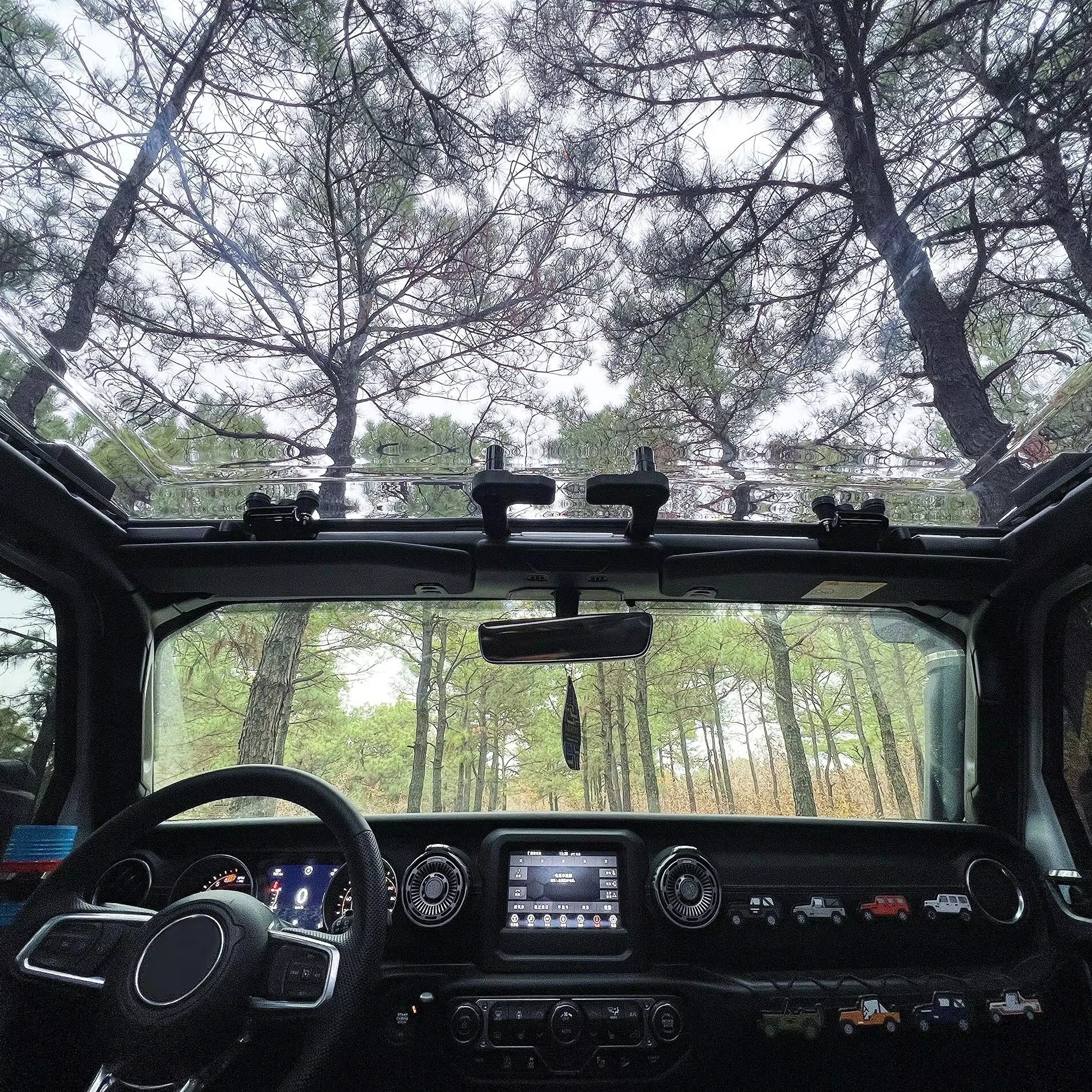 

Maiker Sky View Clear For Jeep Wrangler JL/Gladiator JT Transparent Hard Roof Top Accessories Maiker Manufacturer