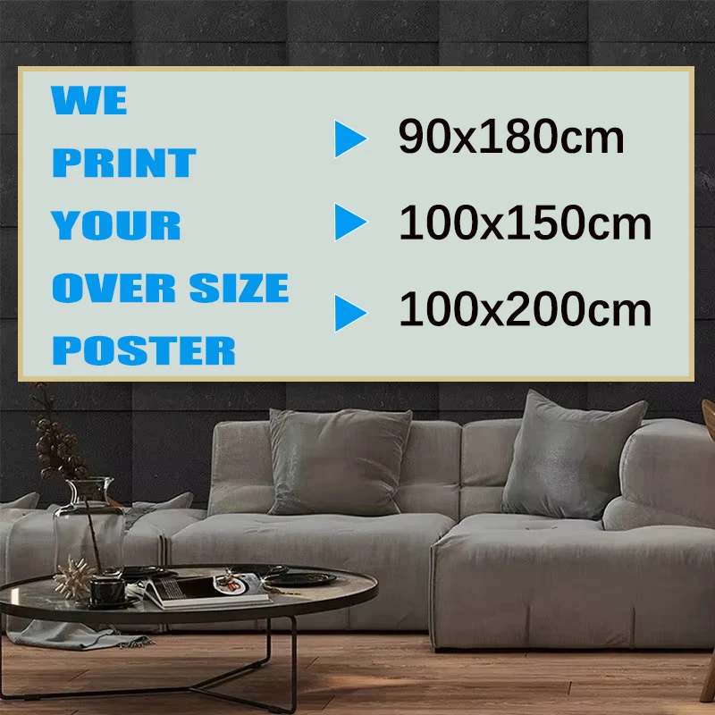 

Индивидуальный негабаритный размер, ваш фотоизображение, принт на заказ, плакат, персонализированное свадебное украшение для семейной жизни, фото, украшение комнаты