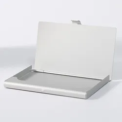Creative Holder Aluminum Alloy Business Card Case Metal Box Cover Credit Id Wallet Business Card Color Holder Case Multy Color