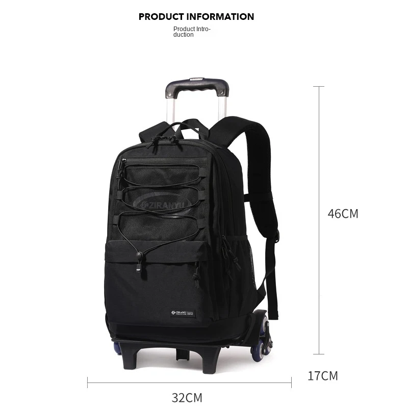 Children School Backpack with Wheels Rolling School Bag For Girls wheeled backpack Trolley Bag Students Backpack Travel Bag