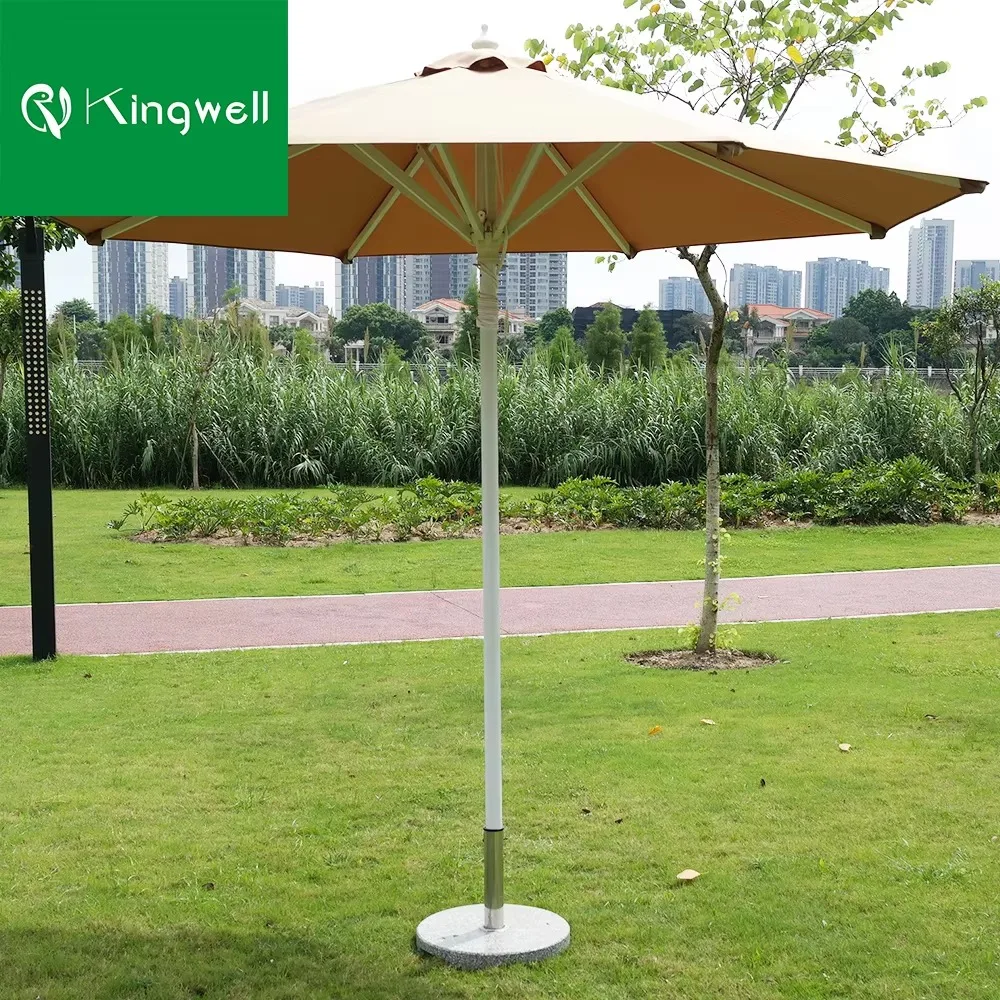 

High Quality Outdoor Patio Umbrellas Parasols for Restaurant Furniture Glamping Wholesale Patio Parasol Patio Umbrella With LED